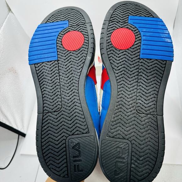 FILA Hallasan Saga V2 Abstract 1FM01735-150 White Red Blue Men’s Sneakers 9 US - Picture 6 of 7